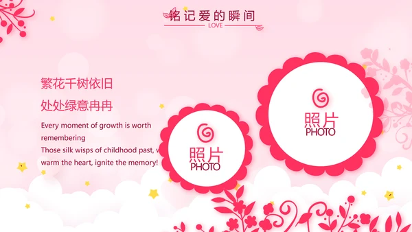 生日快乐生日派对纪念册动态PPT