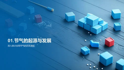 谷雨节气历史课程PPT模板