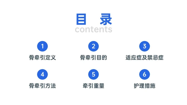 蓝色实拍风骨牵引病人护理知识培训PPT课件