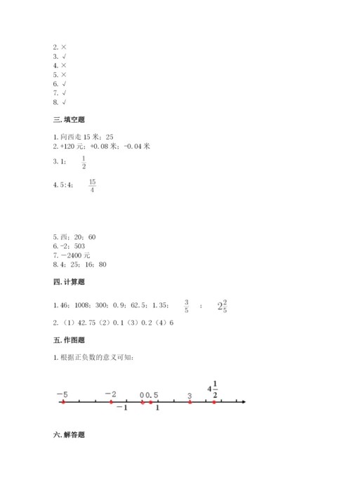 冀教版六年级下册期末真题卷含完整答案【有一套】.docx