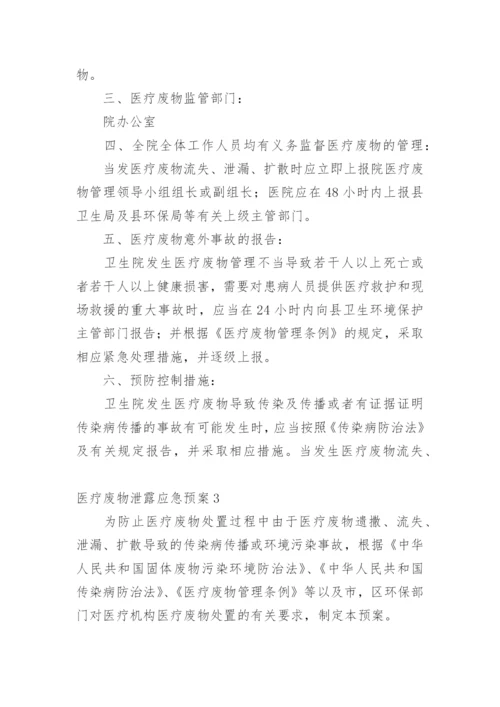 医疗废物泄露应急预案.docx