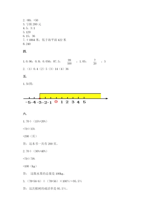 青岛版数学小升初模拟试卷及完整答案（全国通用）.docx