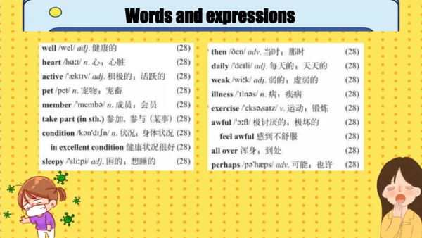 Module 4  Seeing the doctor Unit 2课件＋音频(共16张PPT，内嵌