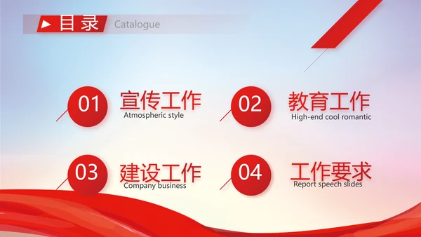 党风廉洁教育年终工作总结动态PPT