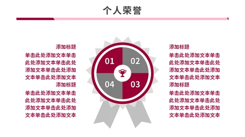 简约商务风女性岗位竞聘述职报告通用PPT模板