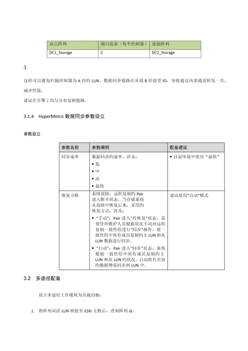 V双活实施专题方案.docx