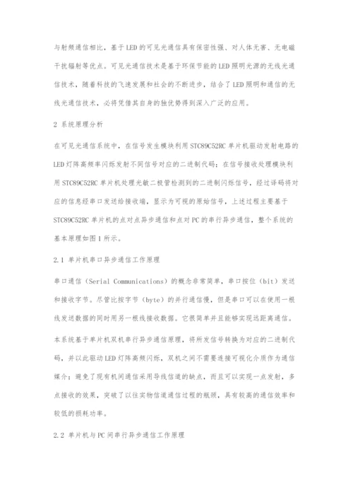 LED可见光通信发射与接收系统设计.docx