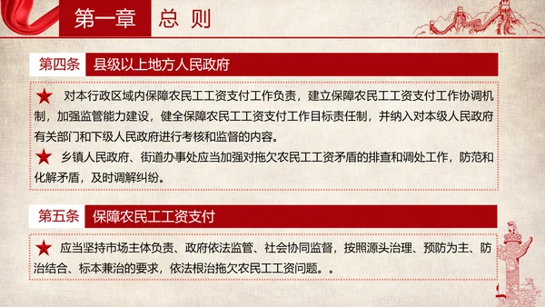 保障农民工工资支付条例全文解读PPT模板