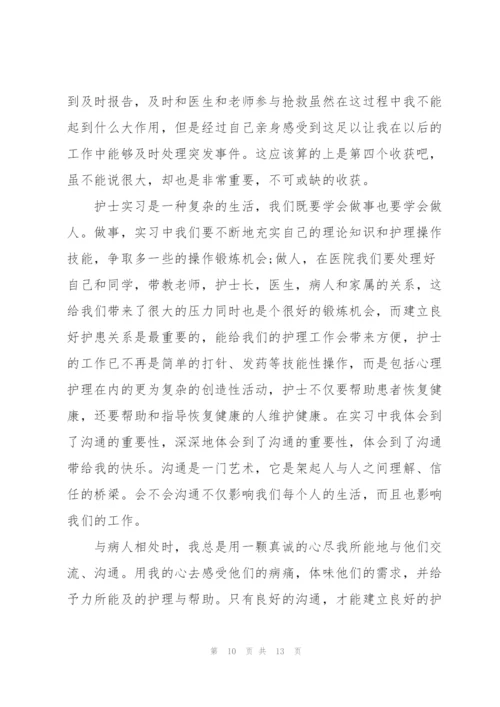 护士实习生工作总结5篇.docx