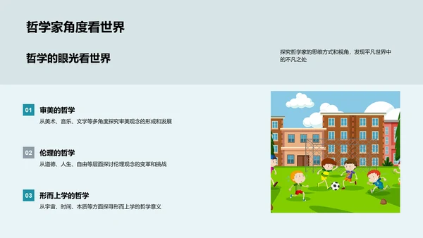 哲学概念与应用PPT模板