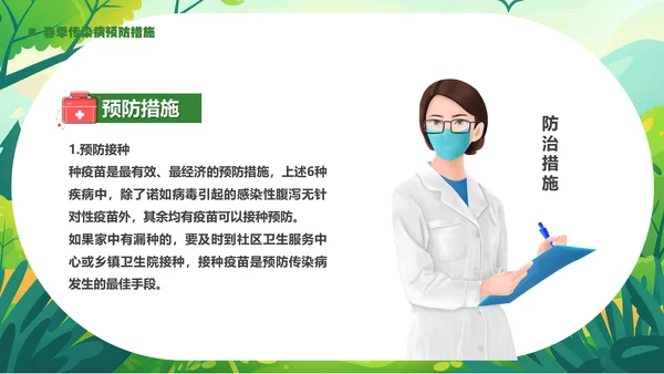 春季传染病预防健康入春预防先行通用PPT模板