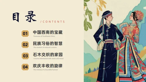 走进布依族文化介绍通用PPT模板