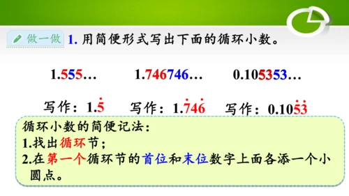 3.7 循环小数（教学课件）(共30张PPT)- 五年级数学上册（人教版 ）