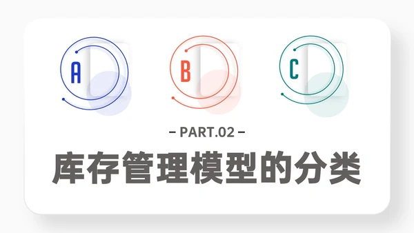 红蓝微粒体风格库存管理培训PPT模板