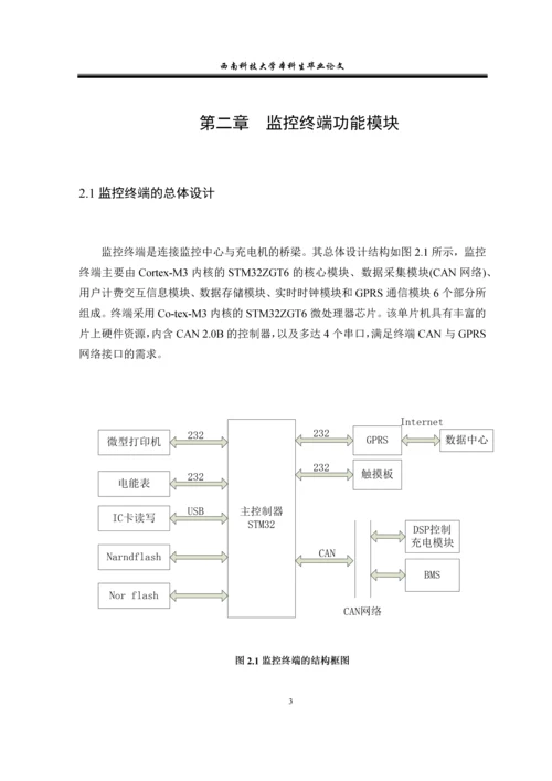 基于STM32的电动汽车快速充电机监控终端的设计.docx