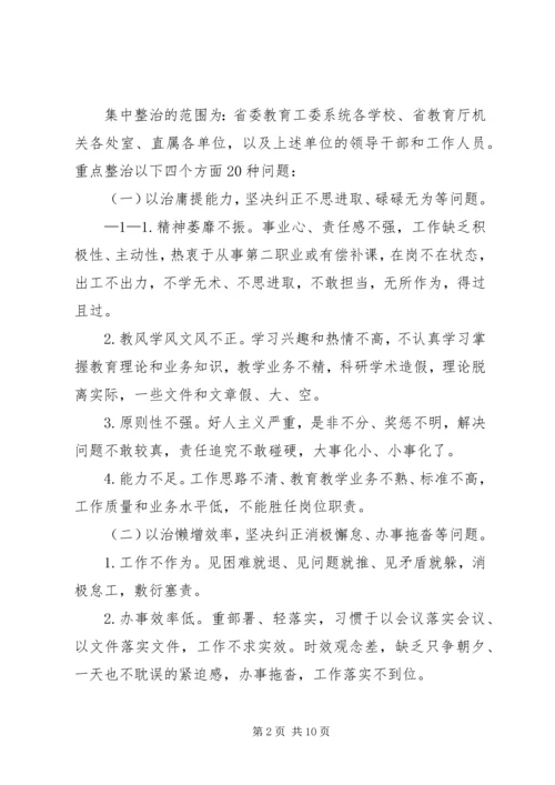 市妇女联合会开展集中整治“庸懒散贪”问题专项工作学习计划 (3).docx