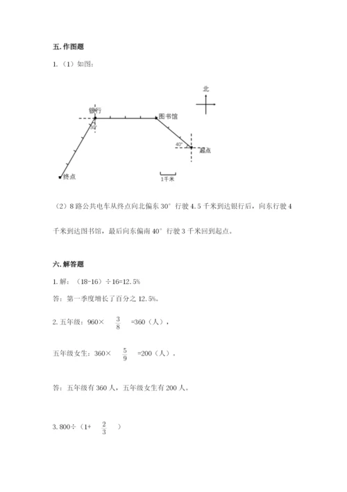 小学数学六年级上册期末卷附完整答案（历年真题）.docx