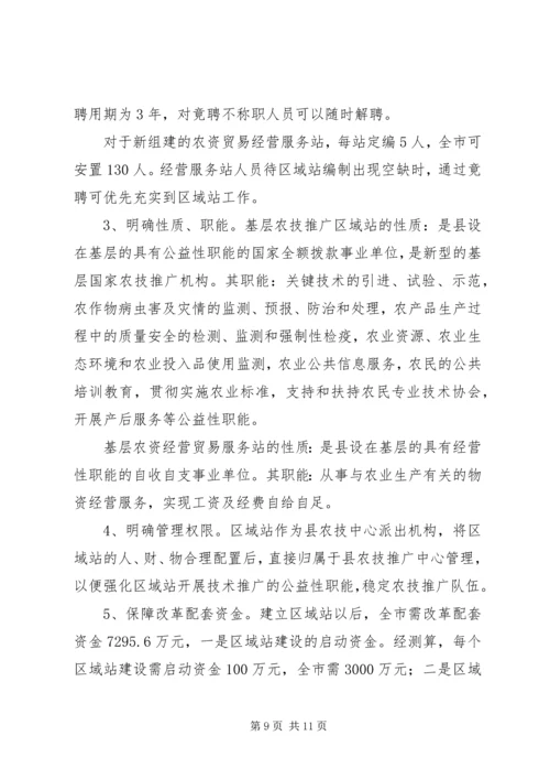 关于加强乡（镇）农科站体系建设情况的调查 (2).docx