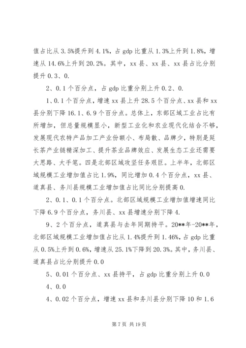 副市长在全市半年工业经济工作会上的讲话五篇.docx