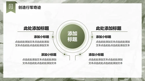 绿色简约风飞夺泸定桥专题红军长征精神团课PPT模板