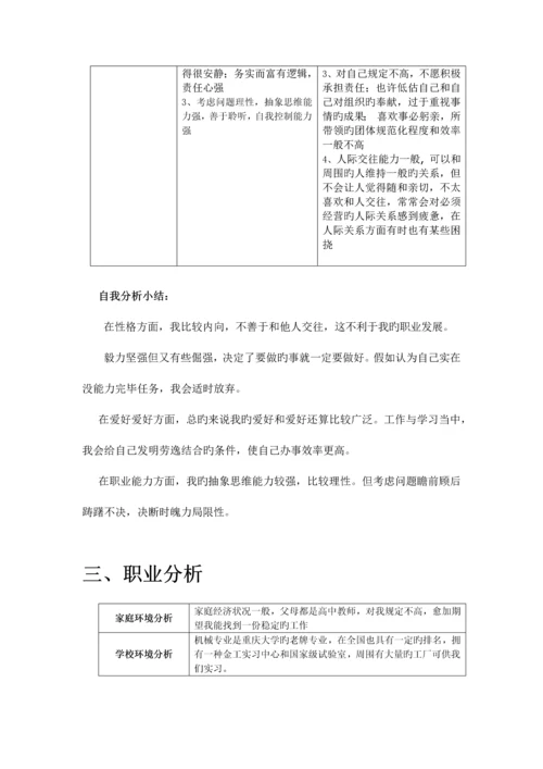 机械工程师职业规划书.docx