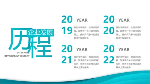 蓝色大气医疗医药企业宣传动态PPT模板