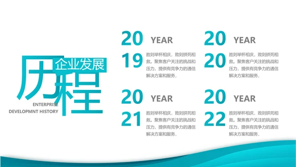 蓝色大气医疗医药企业宣传动态PPT模板