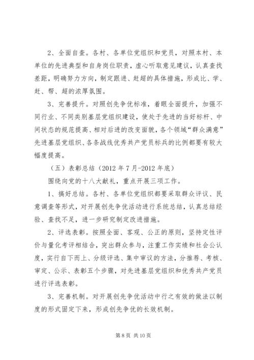 雅尔塞镇创先争优活动实施方案5篇 (5).docx
