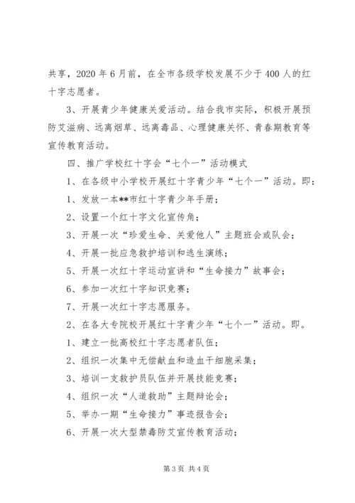 学校红十字会工作情况汇报.docx