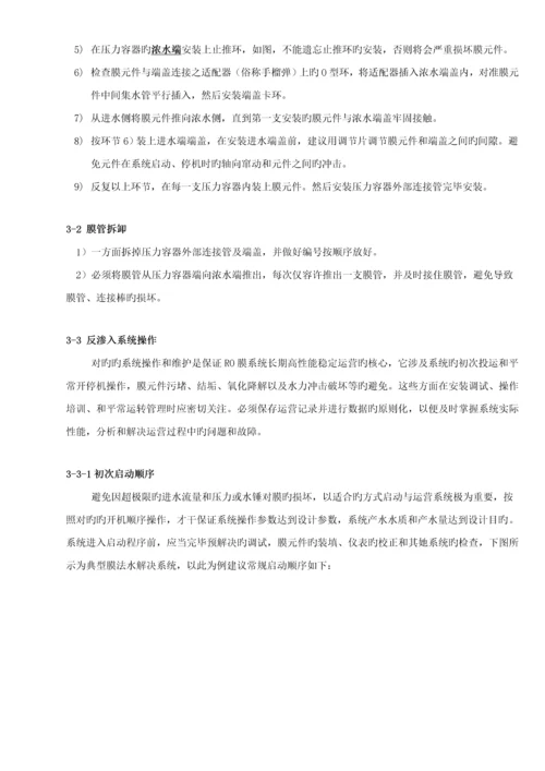 RO反渗透专题方案及操作说明.docx