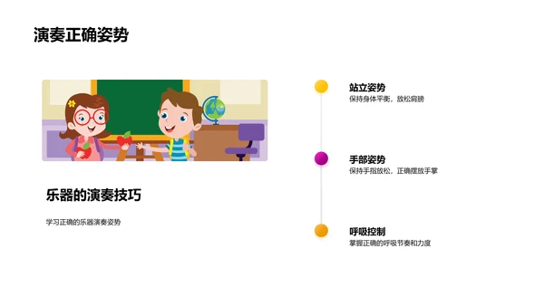 乐器知识与技巧PPT模板