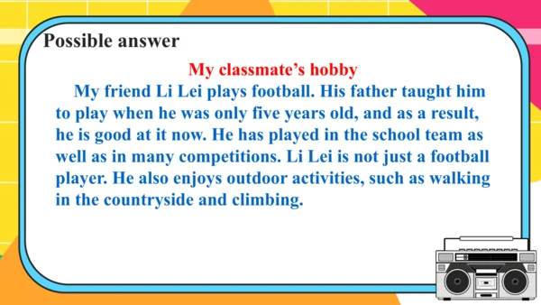 外研版八年级下册Module 6 Hobbies Unit 2 Hobbies can make y