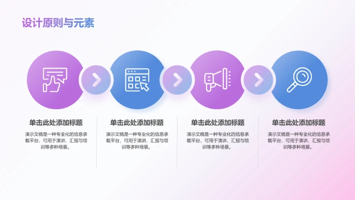 粉色渐变风企业品牌战略发布报告