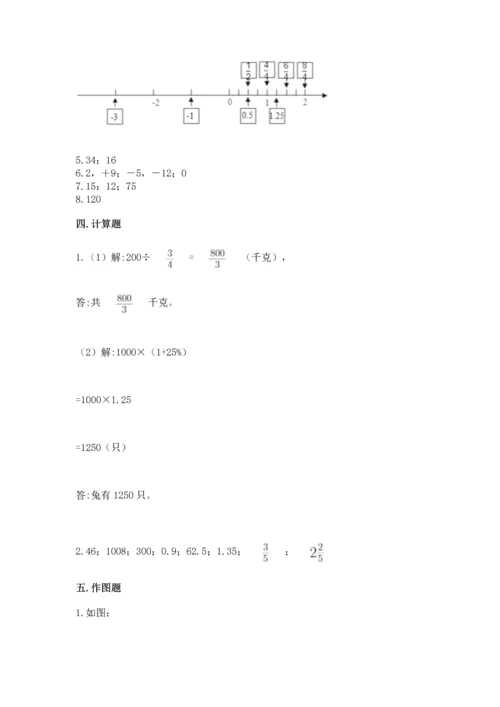 北师大版六年级下册数学期末测试卷【巩固】.docx