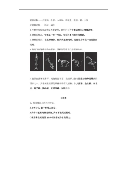 2020秋新苏教版小学科学四年级上册知识点梳理归纳、总结、汇总-(2017版).docx