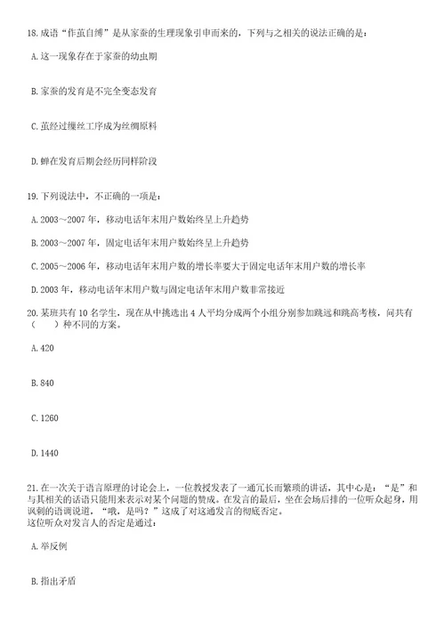 2023年06月深圳市光明区光明街道办事处第一批招考1名一般特聘专干笔试题库含答案解析3