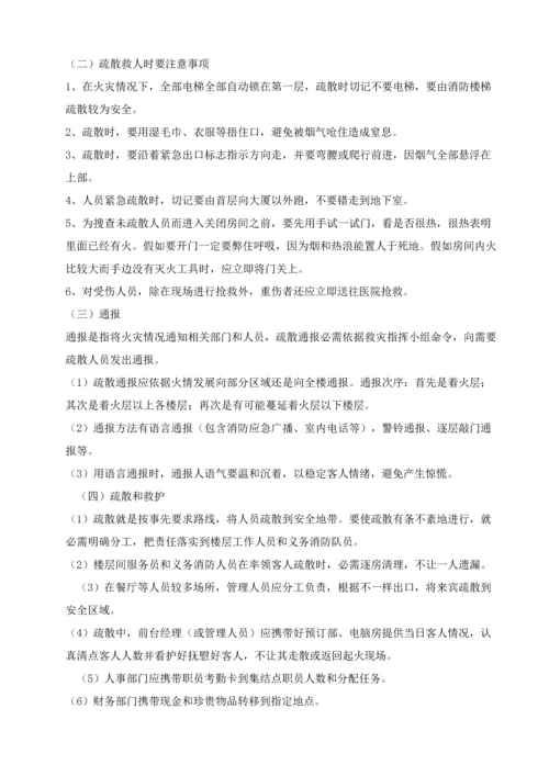 消防疏散应急专题预案.docx