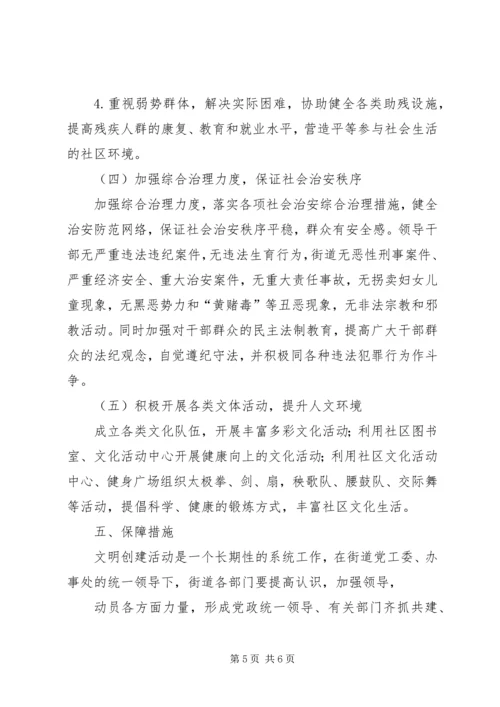 街道文明创建志愿者工作方案 (3).docx