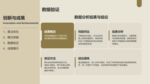 棕色简约风毕业答辩PPT模板