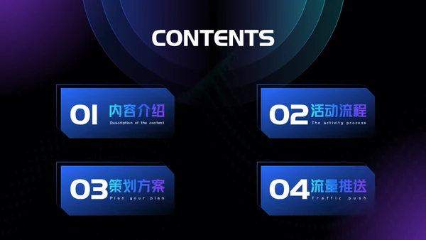 数字音乐数码产品直播活动通用PPT模板