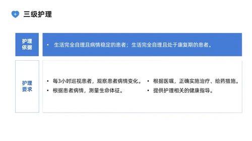 蓝色系商务简约护理核心制度培训PPT课件