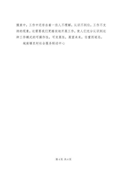 城南镇开展“支部协会”工作情况汇报.docx