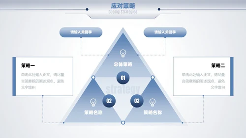 蓝色励志简约渐变大气商务风向前看汇报述职通用PPT模板述职报告