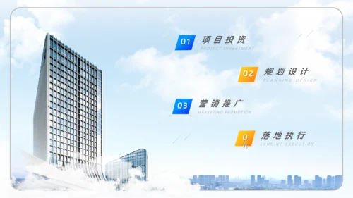 房地产项目竞赛路演写字楼通用PPT模板