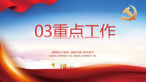 聚焦全国两会政府工作报告动态PPT