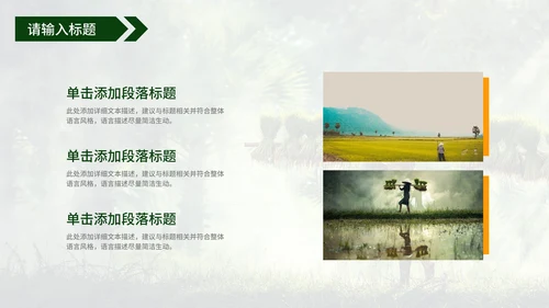 青年在家乡建设中的使命工作汇报PPT模板