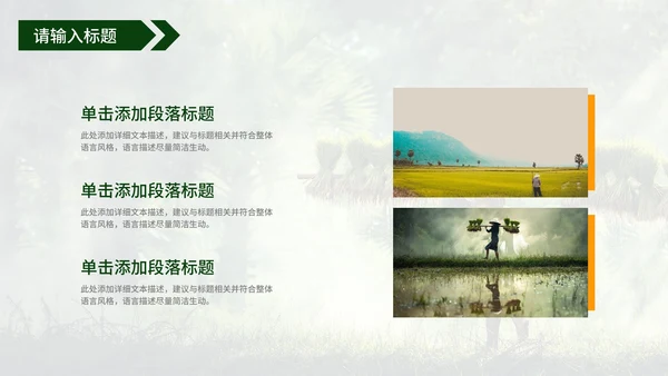 青年在家乡建设中的使命工作汇报PPT模板