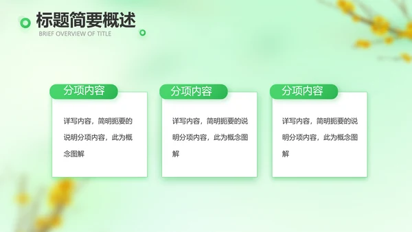 绿色清新春季旅游纪念册动态PPT模板