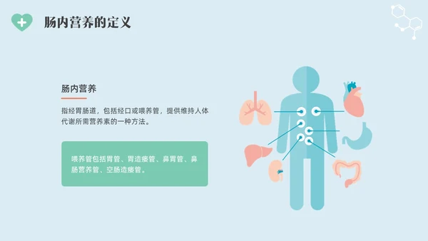 彩色水彩简约插画肠内营养的护理企业培训PPT全民营养周