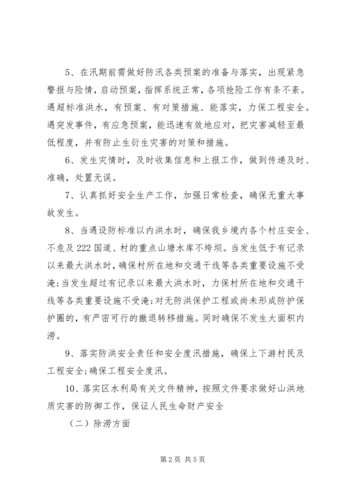 乡镇防汛工作计划.docx